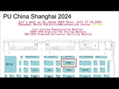 2200mm Cutting Width PU Foam Cutting Machine Horizontal Splitter automatic Siemens electronic servo