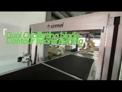 Fast Foam Profile Cutting Machine Double Vibrating Industrial Foam Cutting Machine