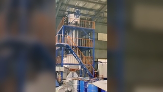 TDP-1500 Vertical Continuous Cylinder PU Foam Foaming Machine 8~50kg/m³ Density 3000kg/h For Furnitu
