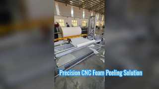 High Precision CNC Foam Peeler for PU Cylindrical Foam