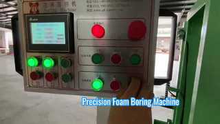 Automatic Foam Boring Machine 2300mm Precision Drilling