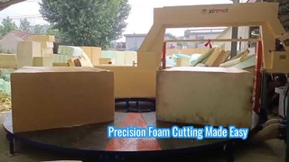 Automatic Horizontal Foam Cutter High Precision Slicing