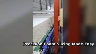 Horizontal Foam Slicer With Vacuum Suction Feeding