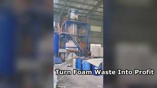 Rebonded Foam Production Line High Density Foam Making