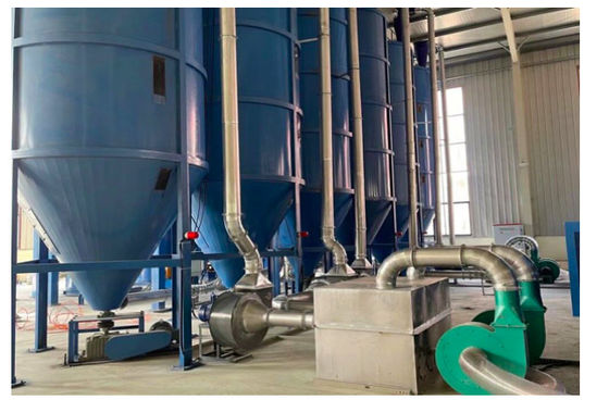 PE EVA Foam Recycling Machine EPE Polystyrene Rebonded Equipment Triple Shot Line