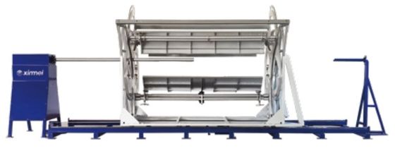 Boring Round Hole And Inserting Shaft In One Time Automaticlly For Foam Pilling Machine