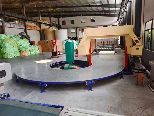 Accurate Horizontal Carousel Foam Cutting Machine Flat Foam Slitting Machine