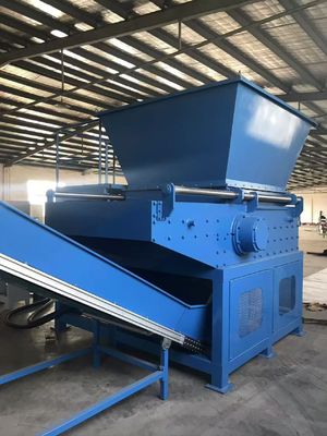 Recycled Sponge Shredder Single Shaft Shredding Machine Foam EVA PE EPE