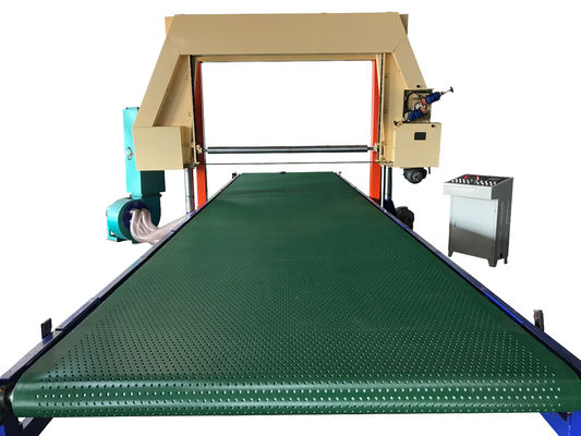 CNC Foam Sponge EVA Slices Cutter High Speed Soft Belt Conveyor Suction