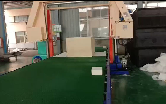 Sponge Roll Sheet Foam Cnc Machine Horizontal Splitting With Vacuum