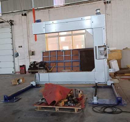 Sponge Vertical Straight Large Cnc Foam Cutter PLC Control Rotary Work Table