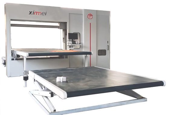 Vertical Contour Cnc Foam Board Cutter Machine Computer Control Revolving Loop Knife