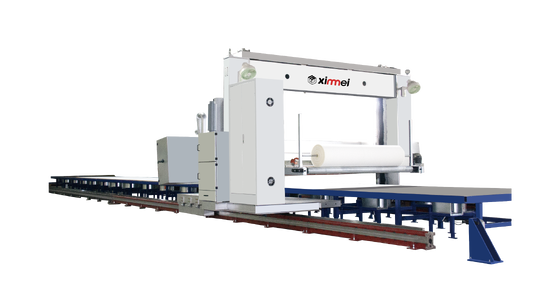 High Efficiency 2200mm Cutting Width PU Foam Cutting Machine with 0-120m/min Speed and ±0.05mm Tolerance