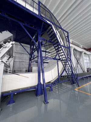 High Precision PU Foam Cutting Machine with 0.6-5mm±0.1mm Accuracy and 60-130m/min Speed for 1300mm Height